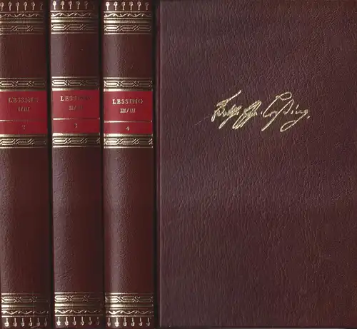 Buch: Werke in drei Bänden, G. E. Lessing, 1982, Harenberg, BDK, 3 Bände