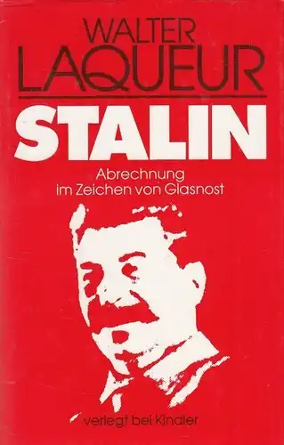 Buch: Stalin, Laqueur, Walter. 1990, Kindler Verlag, gebraucht, gut