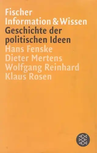 Buch: Geschichte der politischen Ideen, Fenske. Fischer Information & Wissen