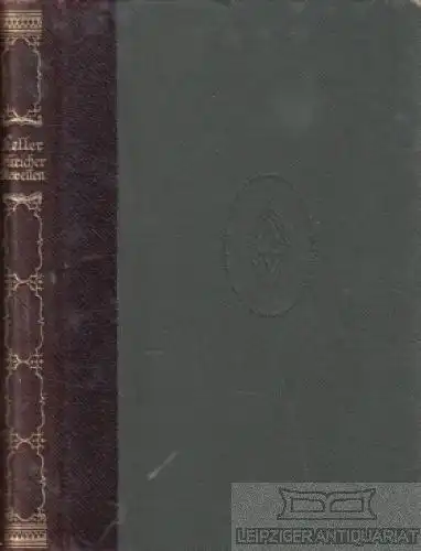 Buch: Züricher Novellen, Keller, Gottfried. Ca. 1925, Hesse & Becker Verlag