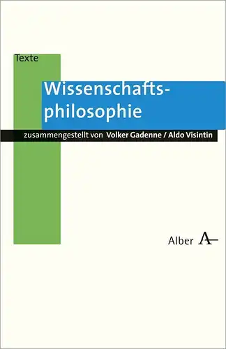 Buch: Wissenschaftsphilosophie, Gadenne, Volker, 1999, Alber, sehr gut