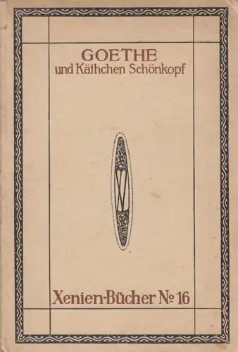Buch: Goethes Briefe, Goethe, Johann Wolfgang. Xenien-Bücher, Xenien Verlag