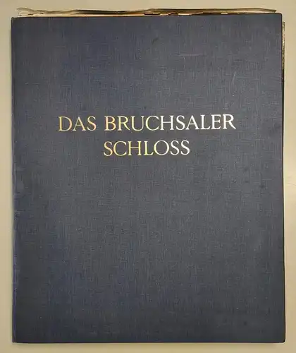 Mappe: Das Bruchsaler Schloss, Fritz Hirsch, 1910,  Carl Winter, komplett