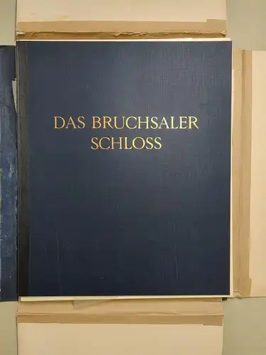 Mappe: Das Bruchsaler Schloss, Fritz Hirsch, 1910,  Carl Winter, komplett