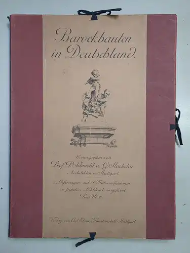 Mappe: Barockbauten in Deutschland, 86 Bilder, Schmohl / Staebelin, C. Ebner