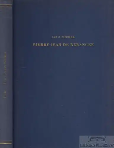 Buch: Pierre-Jean de Beranger, Fischer, Jan O. 1960, Rütten & Loening Verlag