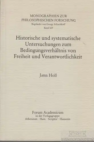 Buch: Historische und systematische Untersuchungen zum... Holl, Jann. 1980