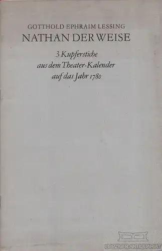 Buch: Gotthold Ephraim Lessing  Nathan der Weise, Kratzsch, Konrad. 1978