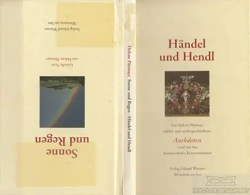 Buch: Händel und Hendl / Sonne und Regen, Pürmayr, Helene. 2 in 1 Bände, 2006