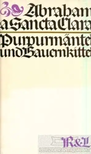 Buch: Abraham a Sancta Clara, Fritzsche, Gisela und Erika Weber. 1969