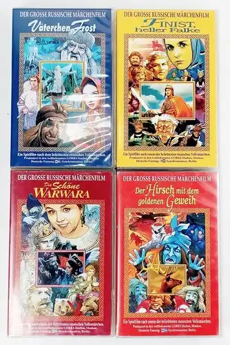 VHS: Der große Russische Märchenfilm, Videokassetten, 1993, DEFA, gebraucht, gut