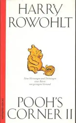 Buch: Pooh's Corner II, Rowohlt, Harry. 1997, Haffmans Verlag, gebraucht, gut