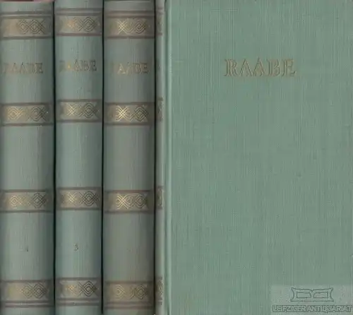 Buch: Das ausgewählte Werk. Erster bis Vierter Band, Raabe, Wilhelm. 4 Bände