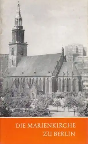 Buch: Die Marienkirche zu Berlin, Badstübner, Ernst. Das christliche Denkmal 90
