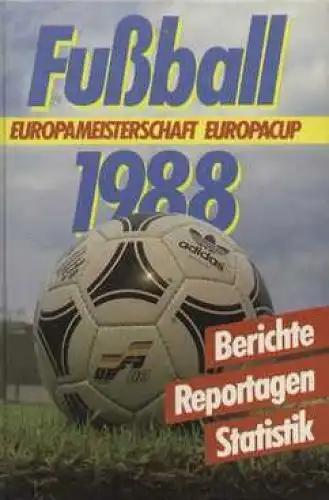 Buch: Fußball Europameisterschaft 1988 Europacup, Friedemann. 1988, Sportverlag