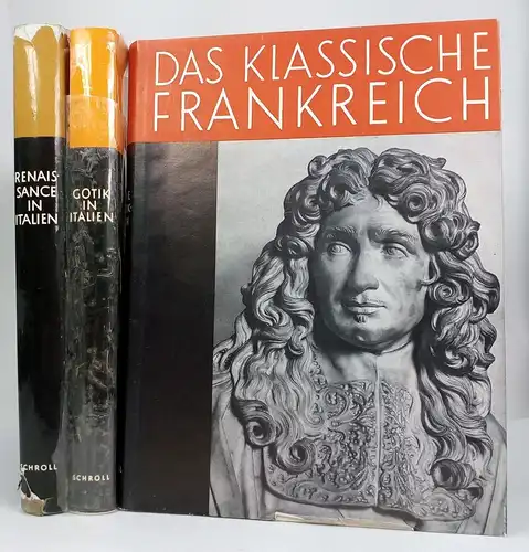 3 Bücher Heinrich Decker, 1963 ff., Verlag Anton Schroll, Frankreich, Italien