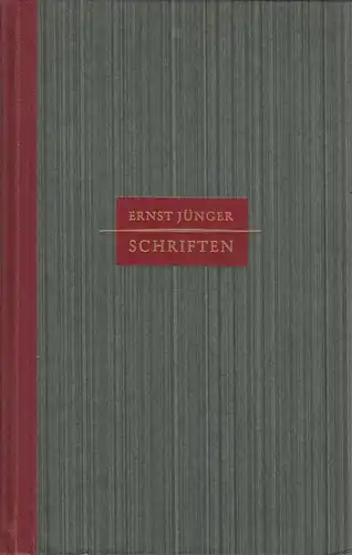Buch: Schriften, Jünger, Ernst. Ca. 1965, Europäischer Buchklub, Eine Auswahl