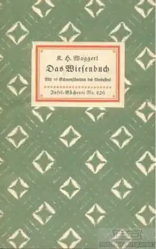 Insel-Bücherei 426, Das Wiesenbuch, Waggerl, Karl Heinrich, Insel-Verlag