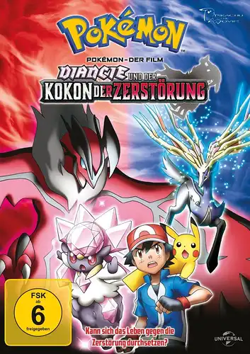 DVD: Pokémon. Diancie und der Kokon der Zerstörung. 2015, gebraucht, gut