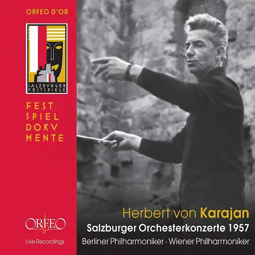 CD-Box: Herbert von Karajan, Salzburger Orchesterkonzerte 1957. 2008, 4 CDs