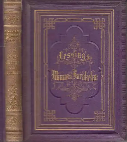 Buch: Minna von Barnhelm, Lessing, 1870, Engelmann Verlag, Das Soldatenglück