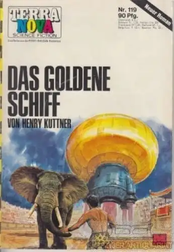 Buch: Das goldene Schiff, Kuttner, Henry. Terra-Nova Science Fiction, 1968