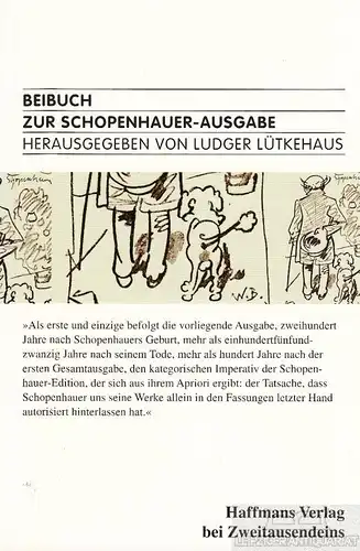 Buch: Beibuch zur Schopenhauer-Ausgabe, Lüdkehaus, Ludger. 2006, gebraucht, gut
