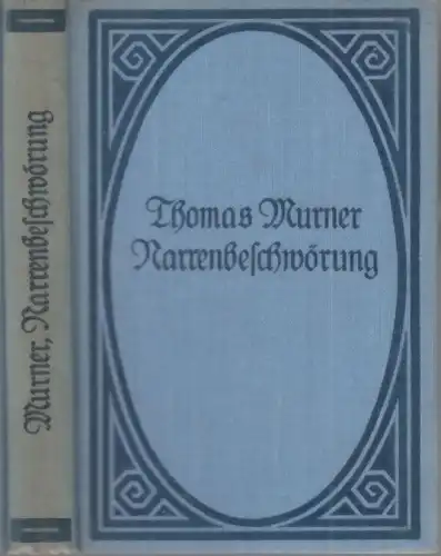 Buch: Die Narrenbeschwörung, Murner, Thomas, Verlag Philipp Reclam jun