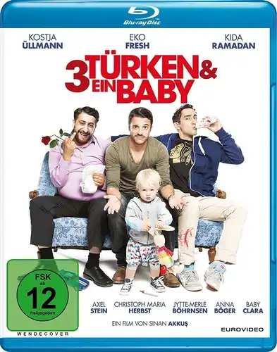 Blu-ray: 3 Türken & ein Baby, 2015, Kostja Ullmann, Kida Ramadan, Eko Fresh