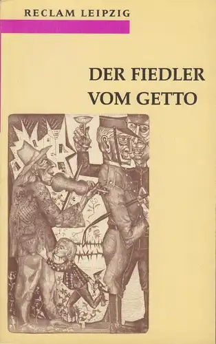Buch: Der Fiedler vom Getto, Witt, Hubert. Reclam-Bibliothek, 1993