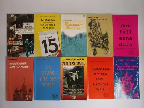43 Bücher Spotless, DDR, Ostdeutschland,  Stasi, Klaus Huhn u.a., 43 Bände