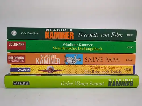 5 Bücher Wladimir Kaminer: Trulala, Salve Papa, Eden, Dschungelbuch, Onkel Wanja