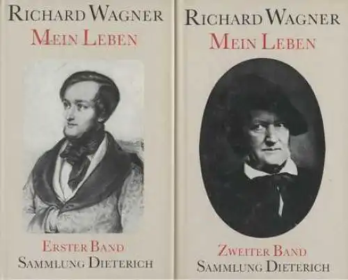 Sammlung Dieterich 119/0, Mein Leben, Wagner, Richard. 2 Bände, 1986 23747