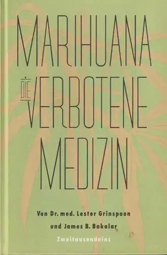 Buch: Marihuana, Grinspoon, Lester, 1994, Zweitausendeins, sehr gut
