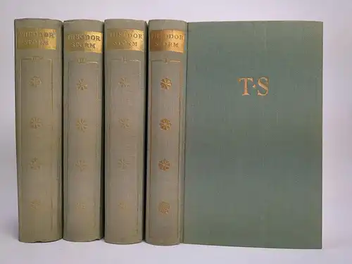 Buch: Theodor Storm - Ausgewählte Werke 1-4, 1948, Georg Westermann, 4 Bände