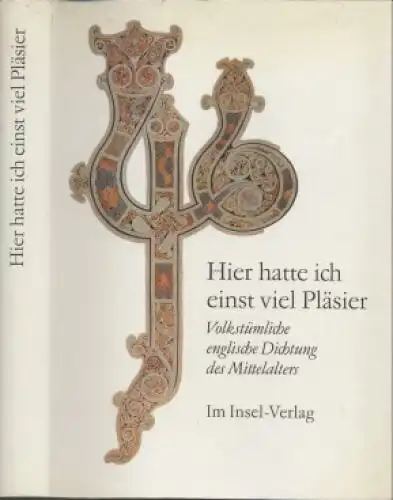 Buch: Hier hatte ich einst viel Pläsier, Lehnert, Martin. 1980, Insel Verlag