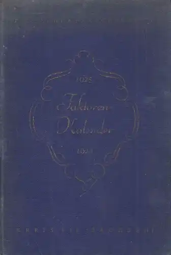 Buch: Faktoren-Kalender 1925/1926, Gubisch, Adolf. 1925