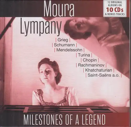 CD-Box: Moura Lympany, Milestones of a Legend. 10 CDs, gebraucht, gut