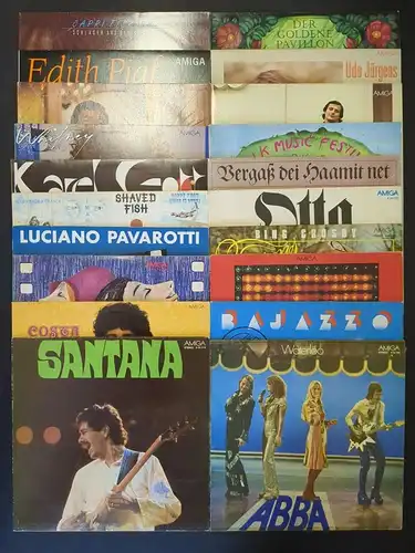 20 verschiedene AMIGA Schallplatten 12" LP, Abba, Santana, Whitney Houston ...
