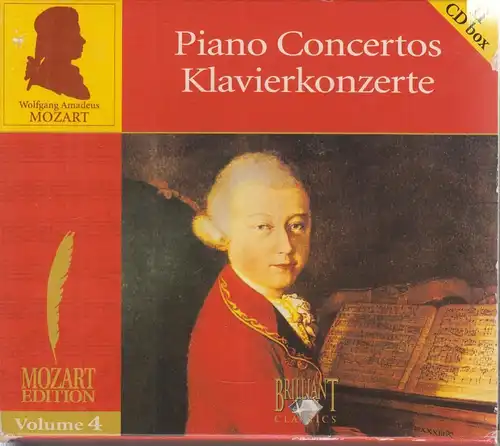 CD-Box: Wolfgang-Amadeus Mozart Edition. Volume 4: Klavierkonzerte, 11 CDs