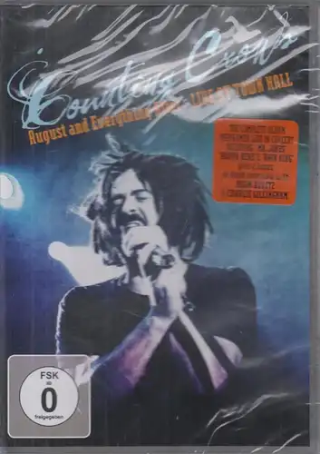DVD: Counting Crows. August and Everything After - Live at Town Hall, 2011
