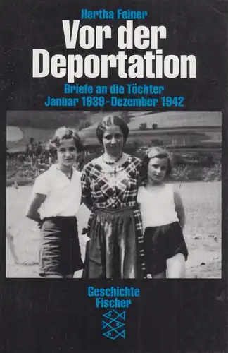 Buch: Vor der Deportation, Feiner, Hertha, 1993, Fischer Taschenbuch Verlag