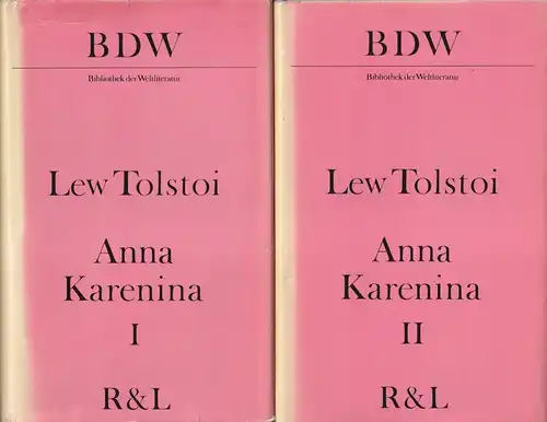 Buch: Anna Karenina, Tolstoi, Leo. 2 Bände, BDK, 1977, Rütten & Loening 318447