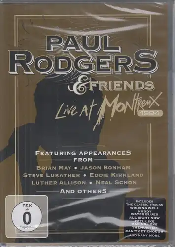 DVD: Paul Rodgers and Friends - Live At Montreux 1994. 2011, gebraucht, wie neu