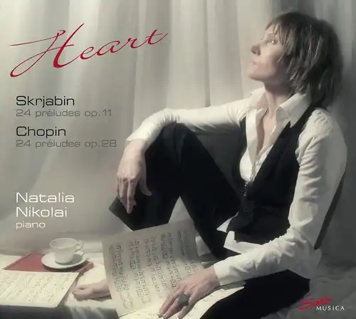 CD: Natalia Nikolai, Heart. 2010, Scriabin,  Chopin, gebraucht, gut