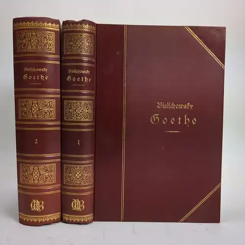 Buch: Goethe - Leben und Werke, Bielschowsky, Albert. 2 Bände, 1910, Beck