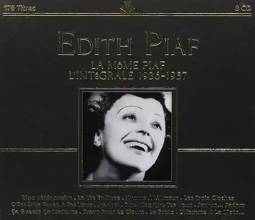 CD-Box: Edith Piaf - 1936-1957, 8 CDs, Black Line, 2008, gebraucht, sehr gut