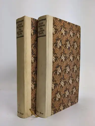 Buch: Hans Sachsens ausgewählte Werke 1+2, Insel Verlag, 1911, 2 Bände