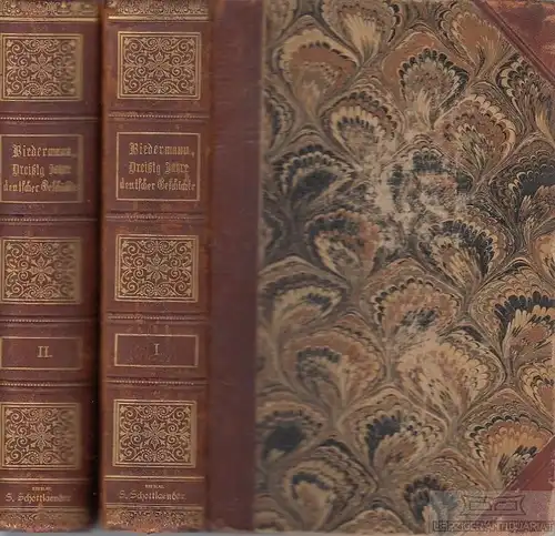 Buch: Dreißig Jahre deutscher Geschichte 1840-1870 in zwei Bänden, Biedermann