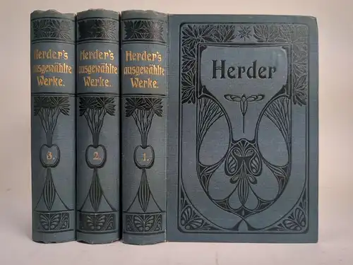 Buch: Herders ausgewählte Werke, Johann Gottfried Herder. 3 Bände, Reclam Verlag